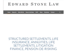 Tablet Screenshot of edwardstonelaw.com